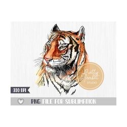 tiger png sublimation, tiger face png, tiger head png file