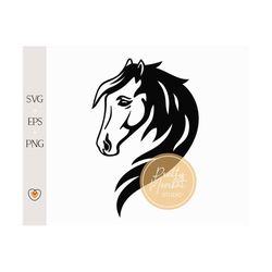 horse svg #6, horse head svg, horse silhouette svg, png files