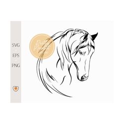 horse svg #5, horse head svg, png files