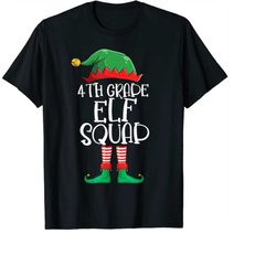 funny elf squad 4th fourth grade christmas teacher xmas png