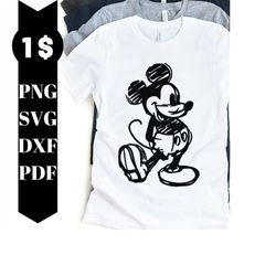 mickey hand drawn svg, mickey svg