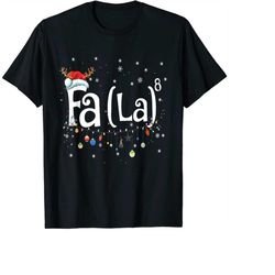 fa (la)8 funny christmas santa fa la math gift png