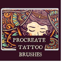 20 procreate tattoo nks brushes, procreate tattoo designs, procreate tattoo lettering, procreate tattoo fonts, procreate