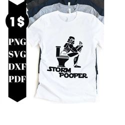 storm pooper svg, the darkside svg, star wars svg