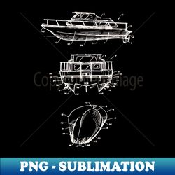power boat - sublimation-ready png file - stunning sublimation graphics