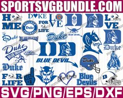bundle 25 files duke bluedevil football teams svg, duke bluedevil svg, n c a a teams svg, n c a a svg, png, dxf, eps