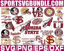 bundle 24 files florida state seminoles football team svg, florida state seminoles svg, n c a a teams svg, n c a a svg