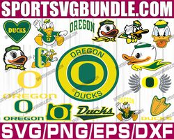 bundle 17 files oregon ducks football team svg, oregon ducks svg, n c a a teams svg, n c a a svg, png, dxf, eps