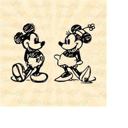 mouse couple svg, mouse silhouette svg, magical mouse svg, valentine's day svg, vinyl cut file, svg, pdf, jpg, png, ai p