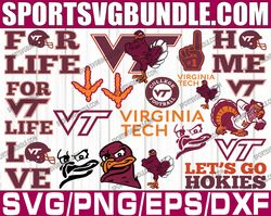 bundle 18 files virginia tech hokies football team svg,virginia tech hokies svg, n c a a teams svg, n c a a svg, png