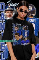 daniel jones shirt vintage 90s design retro 8quarter back bootleg gift fans tshirt sport america homage classic graphic