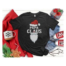 papa claus christmas shirt, papa claus sweatshirt, papa sweater gifts, grandpa christmas gift, gift for grandpa, papa ch