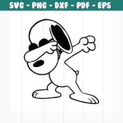 dabbing snoopy svg, trending svg, snoopy svg, snoopy lover, dabbing svg, love dabbing svg, snoopy clipart, snoopy cut fi