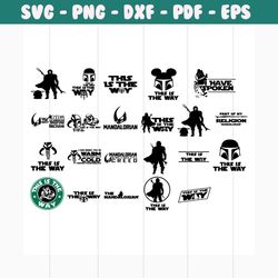 star wars mandalorian bundle svg, trending svg, star wars svg, mandalorian bundle svg, star wars, star wars gift, yoda s