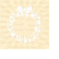 all princess christmas wreath svg, princess svg, bow svg, vinyl cut file, svg, pdf, jpg, png, ai printable design file