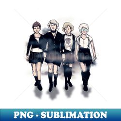 Golden Witch Girls - PNG Sublimation Digital Download - Revolutionize Your Designs