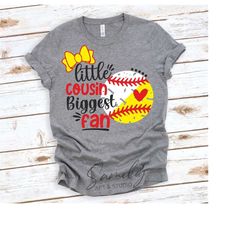 little cousin biggest fan svg,softball sister svg,softball svg,girl softball shirt svg,softball cousin svg,cut file for