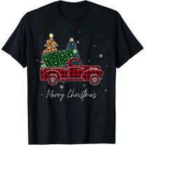 merry christmas leopard buffalo truck tree red plaid png