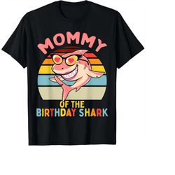 mommy of the shark birthday matching family png