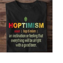 hoptimism craft beer drinker lover gifts homebrewer brewing brewery png