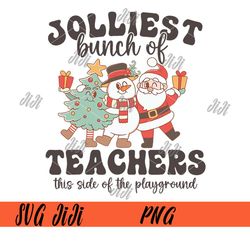 jolliest bunch of teachers this side of the playground png, xmas gnome snowman png