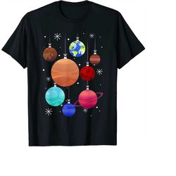 planet christmas ornaments colorful funny xmas pajama gifts png