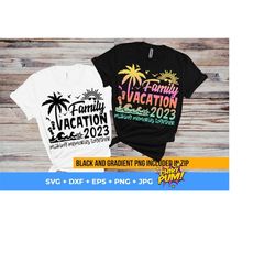 family vacation 2023 svg, family beach vacation png, vacation family shirts svg png