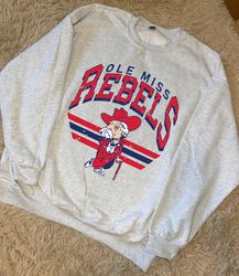 ole miss vintage inspired sweatshirt