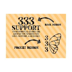 Angel Numbers 333 Svg, Support Svg, Self Love Club Svg, Positive Svg, Love Women Svg, Women T-Shirt SVG, Lucky Number Svg, Positive Quotes