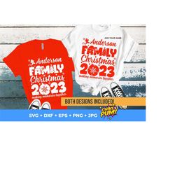 christmas 2023 family shirt svg, christmas 2023 svg, making memories together, christmas family shirts