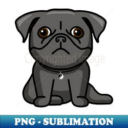 show your love for pugs - retro png sublimation digital download - create with confidence