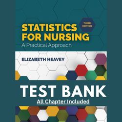 test bank for statistics for nursing a practical approach 3rd edition by elizabeth chapter 1-13