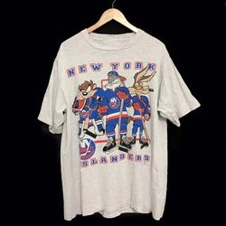vintage 90s nba charlotte hornets looney tunes shirt , basketball shirt , gift for fans