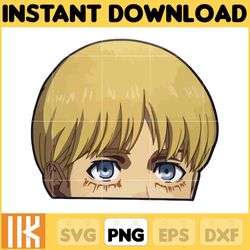 anime peeking premium graphic design, cute , cool, anime png, print on demand, stickers, anime peeker