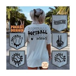 softball mom svg, softball fan lover svg, softball shirt svg, cheer mom svg, sports svg, softball lover, wavy stacked svg