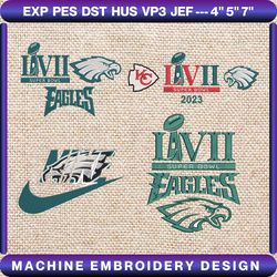 8+ Eagles Football Logo Embroidery Bundle, Famous Football Team Embroidery Bundle, Football Embroidery Bundle, NFL Embroidery