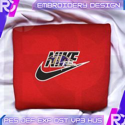 nike nfl baltimore ravens logo embroidery design, nike nfl logo sport embroidery machine design, famous football team embroidery design, football brand embroidery, pes, dst, jef, files