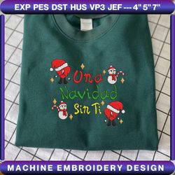 un navidad sin ti embroidery, bad bunny embroidery designs, christmas embroidery designs, merry xmas embroidery designs