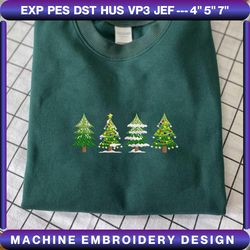 christmas tree embroidery designs, christmas embroidery designs, merry christmas embroidery, xmas embroidery files