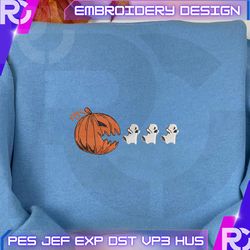 creepy cartoon embroidery design, spooky halloween embroidery file, horror movie characters embroidery file, horror pumpkin  embroidery machine file