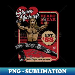 Shawn Michaels 35th Anniversary Est 88 - Premium PNG Sublimation File - Instantly Transform Your Sublimation Projects