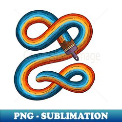 paint brush squiggle - decorative sublimation png file - unleash your inner rebellion