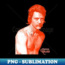 retro christopher walken stache tribute - elegant sublimation png download - vibrant and eye-catching typography