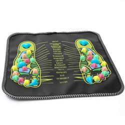 reflexology acupressure mat pad massager massage foot stone foot leg pain reliever(us customers)