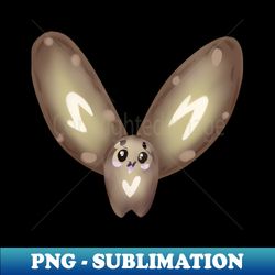 Cute Moth Drawing - PNG Transparent Sublimation Design - Vibrant and Eye-Catching Typography