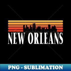 new orleans - new orleans vintage skyline 70 jazz music - retro png sublimation digital download - boost your success with this inspirational png download