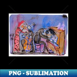 trio - decorative sublimation png file - perfect for sublimation art