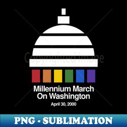 millennium march vintage 2000 gay lgbt retro - retro png sublimation digital download - enhance your apparel with stunning detail