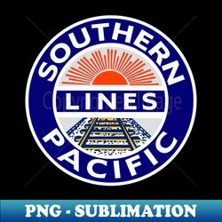 southern pacific lines - railway logo - aesthetic sublimation digital file - fashionable and fearless