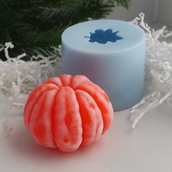 Peeled mandarin - silicone mold